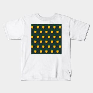 TROPICAL PINEAPPLE FRUIT PATTERN Kids T-Shirt